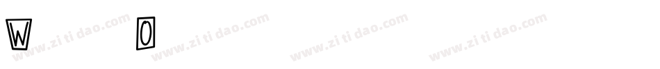 Wazoo Outline字体转换